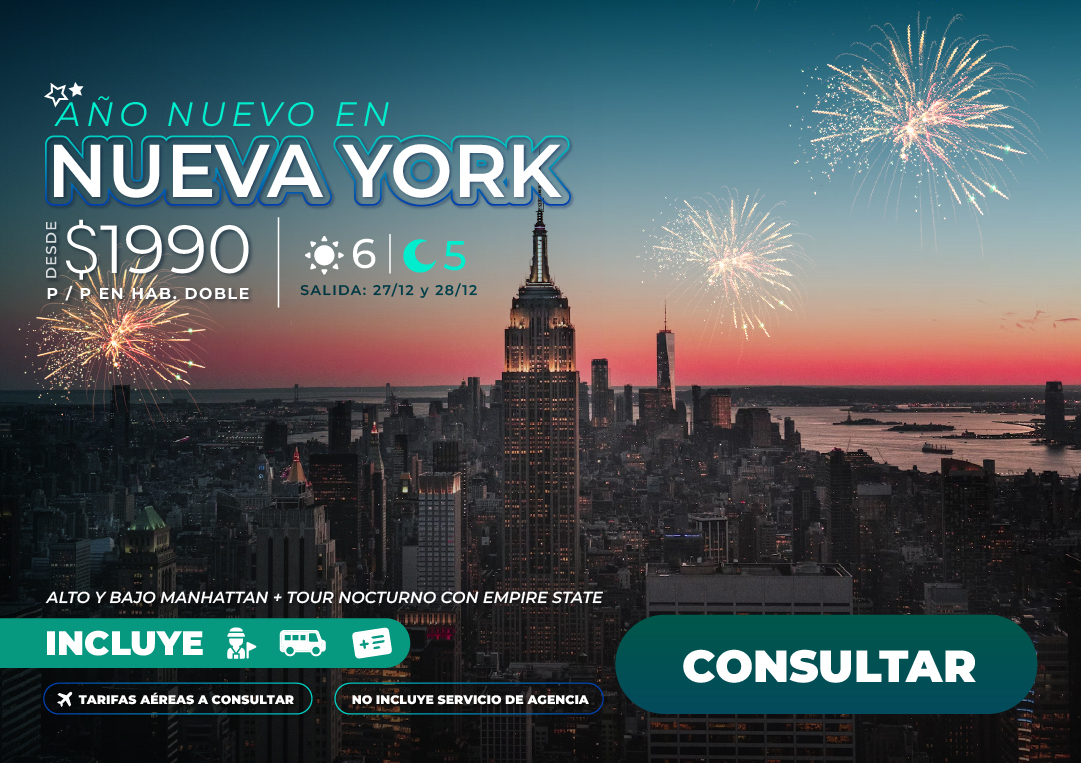 promocion tour año nuevo nueva york