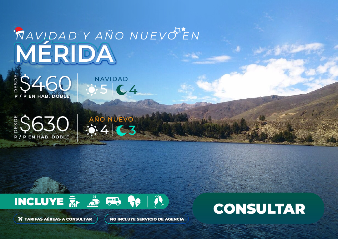 merida venezuela viaje promocion navidad año nuevo