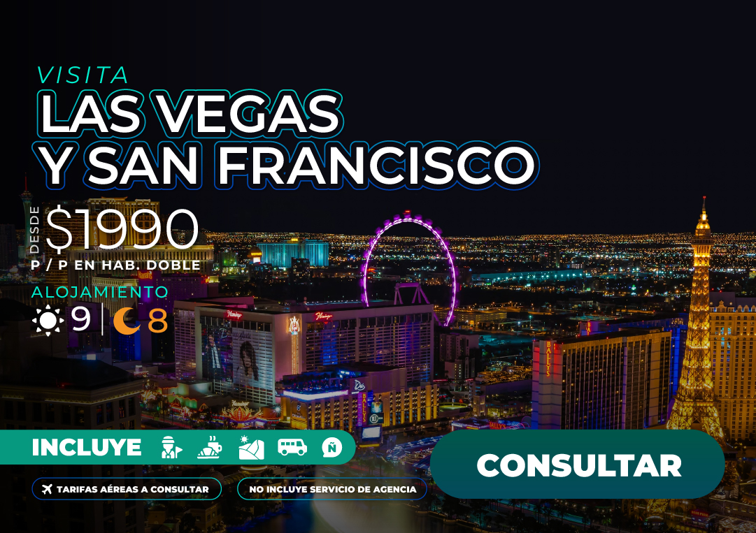 viajes, las vegas, san francisco, eeuu, estados unidos, paquetes turisticos,. estadia, parque yosemite, guias en español